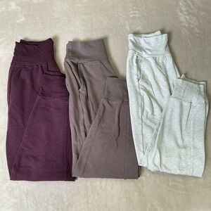 Athleta Coaster Luxe High Rise Joggers LOT OF 3 PAIRS Sweatpants Women's XXS